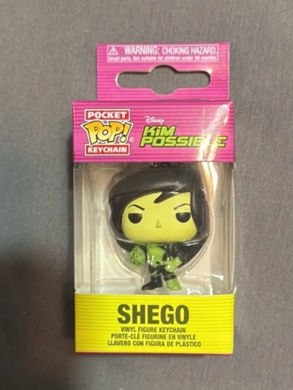 Disney Shego Funko Pocket Pop! Keychain – Lime Green & Black